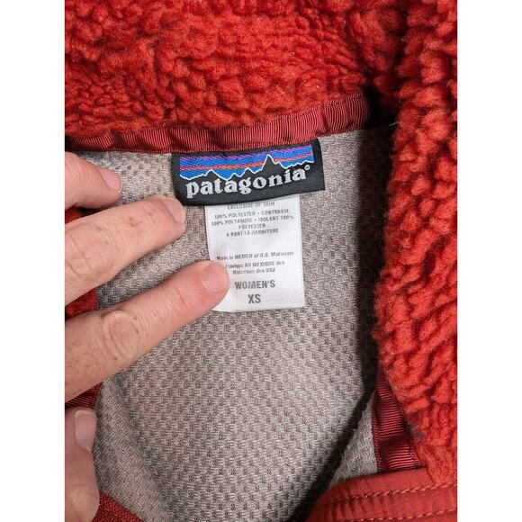 Patagonia Women's Classic Retro-X Vest Fleece Brick Red Size XS - Picture 3 of 10